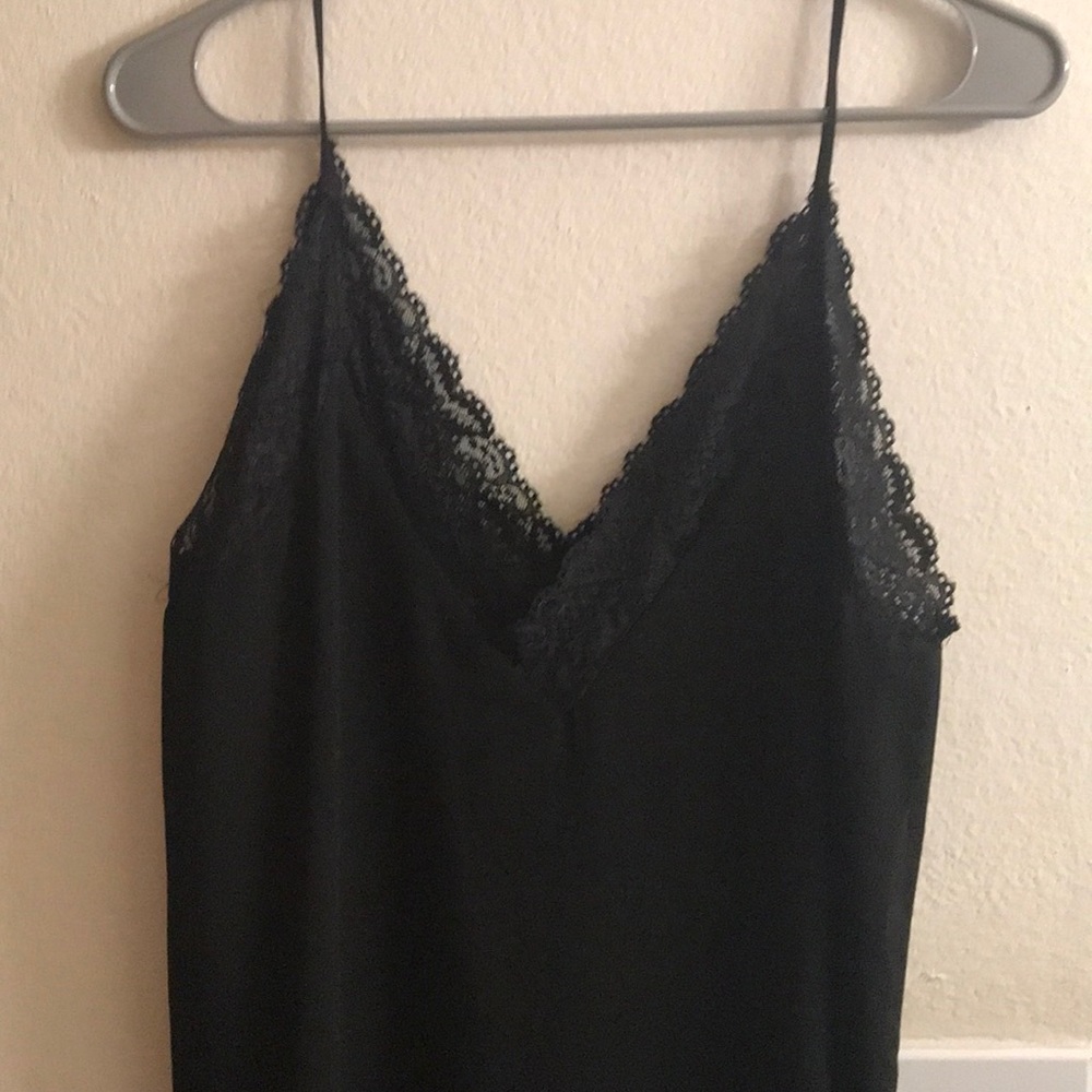 90s Style Black Slip Dress